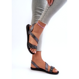 Sandale de damă 82429 Ipanema Vibe Sandal Fem Negru și argintiu 3
