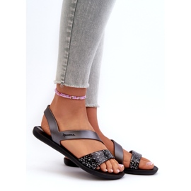 Sandale de damă 82429 Ipanema Vibe Sandal Fem Negru și argintiu 1