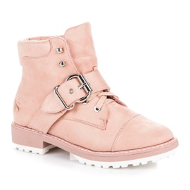 Vices New Collection Capcani din piele de căprioară roz 1 Vices New Collection Capcani din piele de căprioară roz 1