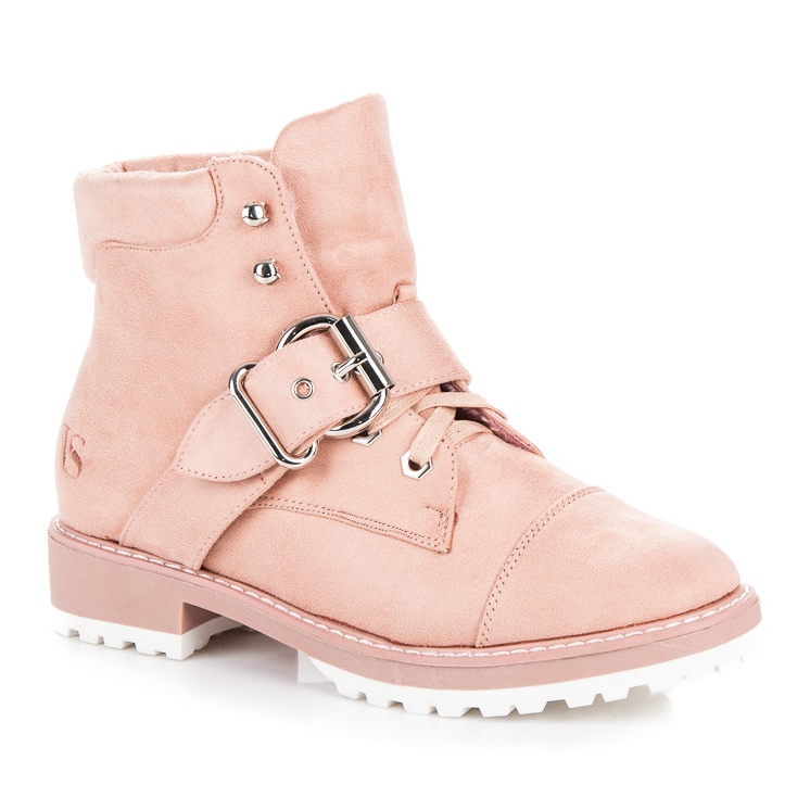 Vices New Collection Capcani din piele de căprioară roz 1 Vices New Collection Capcani din piele de căprioară roz 1