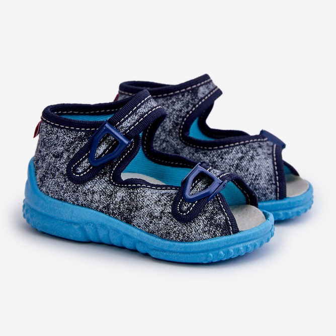 Lemigo Sandale Copii Nel 310-19 Gokids Graphite albastru 1
