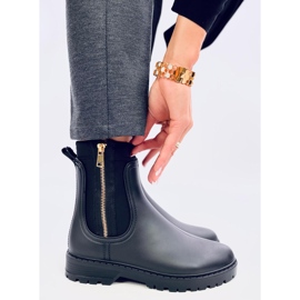 Cizme Chelsea de damă Below Black negru 1