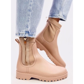 Cizme Chelsea de damă Below Beige bej 1 Cizme Chelsea de damă Below Beige bej 1