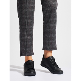 Pantofi sport negri comozi negru 1 Pantofi sport negri comozi negru 1