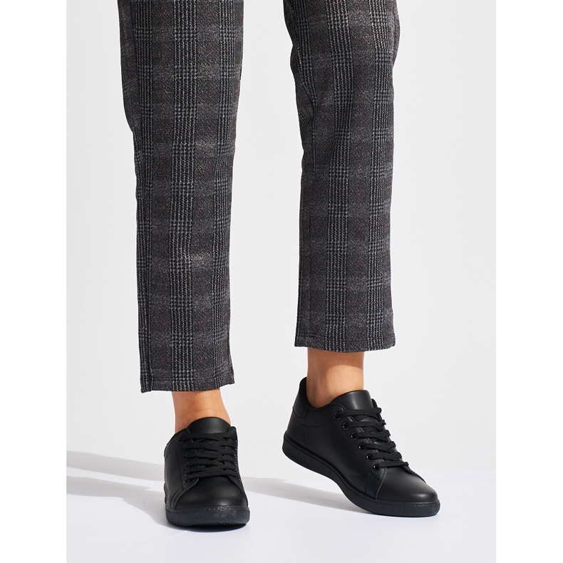 Pantofi sport negri comozi negru 1 Pantofi sport negri comozi negru 1