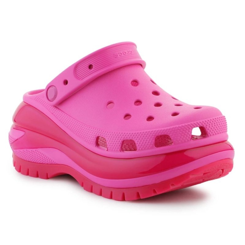 Șlapi Crocs Mega Crush Clog 207988-6UB roz 1