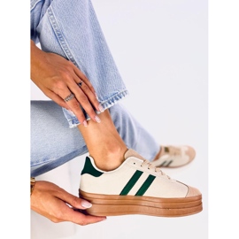 Adidași de damă Essa BEI/VERDE bej 1