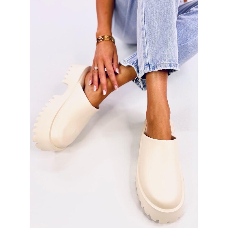 Saboți din spumă Ernest Beige bej 2