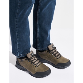 Pantofi de trekking DK pentru bărbați bej închis 1