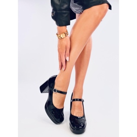 Pompe platforme Sorel Black negru 1