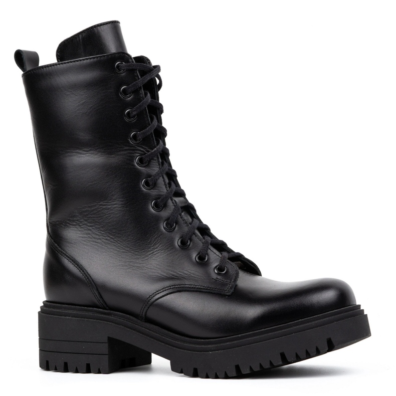 Olivier Cizme de dama inalte din piele 1064 negre negru 1