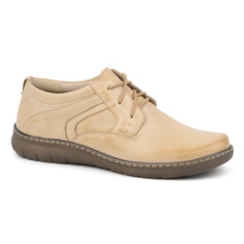Olivier Pantofi dama piele 0819 bej 2