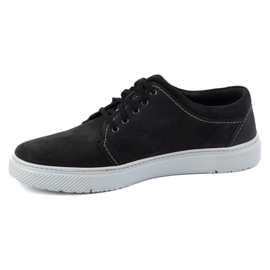 Joker Pantofi casual barbati din piele 894J, negru si gri 1