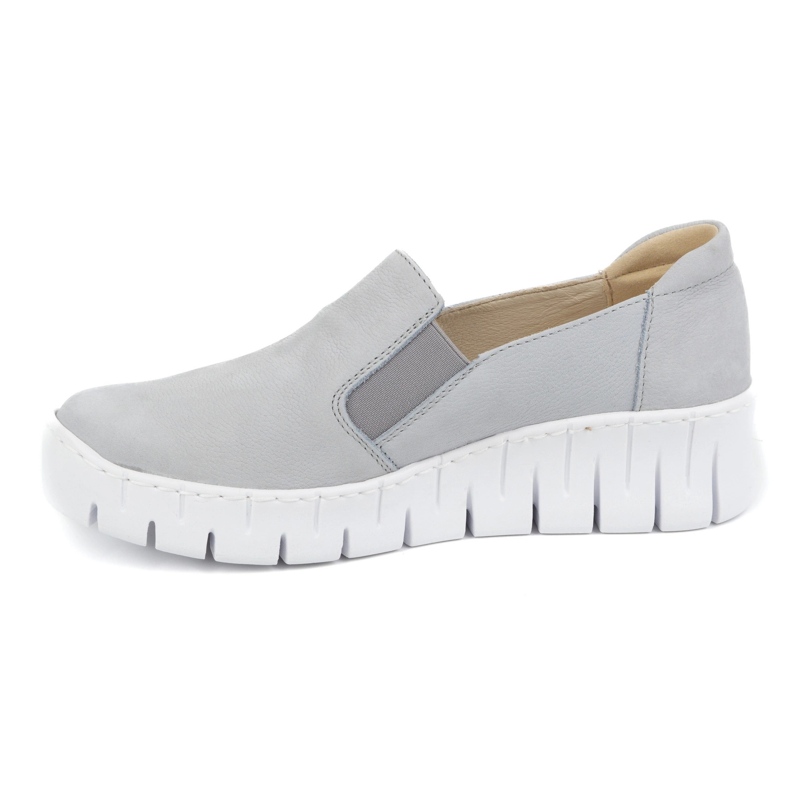 WASAK Pantofi slip-on damă din piele 0721W albastru 1