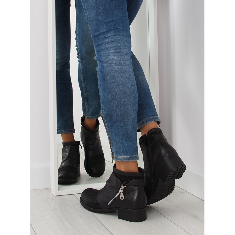 Cizme militare negre 669 negre negru 1