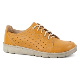 Kampol Pantofi dama piele 403/83 portocaliu portocale 1