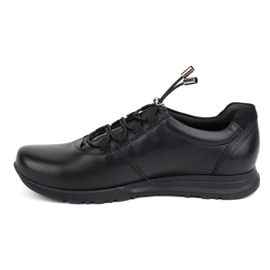 Kampol Pantofi barbati piele 25/5 neagra negru 1 Kampol Pantofi barbati piele 25/5 neagra negru 1
