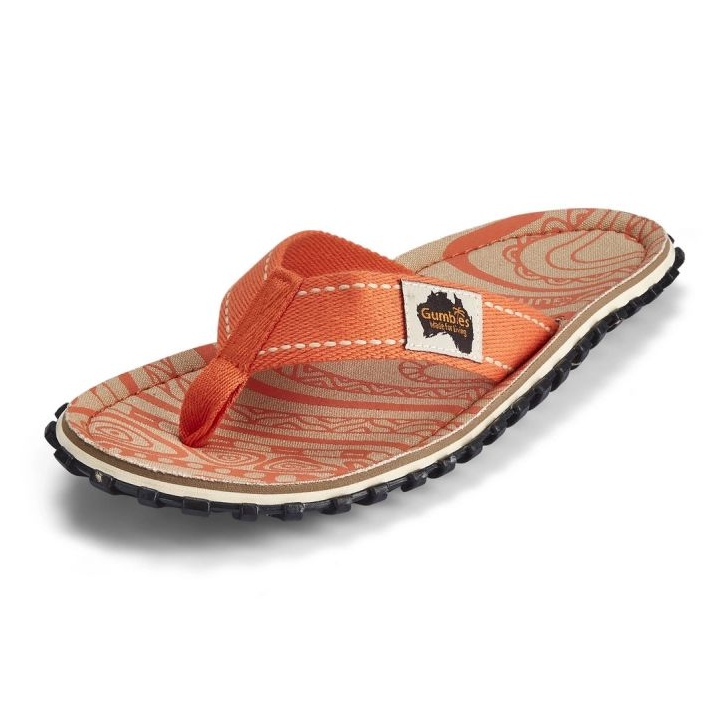 Flip-flops Gumbies Cairns Șlapi unisex GU-FFISL130 portocale 2