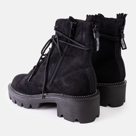 Cizme Handa izolate negre negru 1
