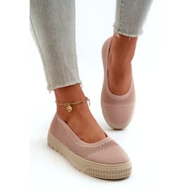 News Pantofi de damă cu platformă, roz 2