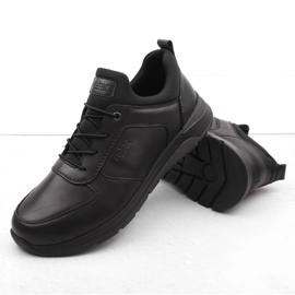 Pantofi slip-on pentru bărbați, confortabili, din piele, Rieker 39653-00 negru 2 Pantofi slip-on pentru bărbați, confortabili, din piele, Rieker 39653-00 negru 2
