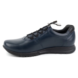 Kampol Pantofi barbati piele CAMPOL 25/63 bleumarin albastru 1