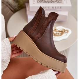 Cizme Izolatoare Dama Pe Platforma Si Pane Maro Mivanira 2