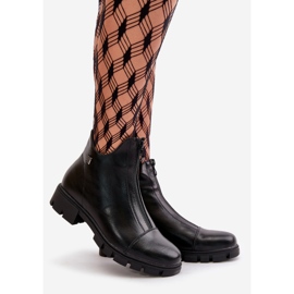 Ghete izolate de dama din piele ecologica, Verietta neagra negru 1