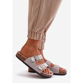 Sandale Cortina gri pentru damă 2