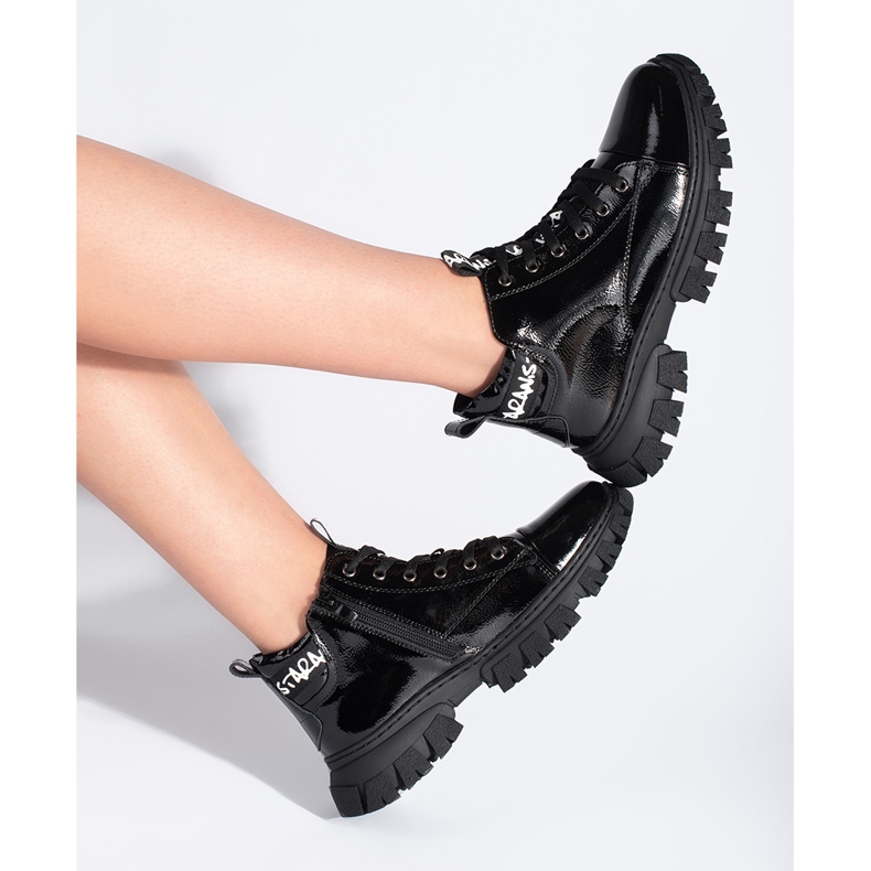 Botine negre pentru damă de la Sergio Leone negru 1