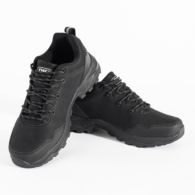 DK Pantofi de trekking negri pentru bărbați negru 2 DK Pantofi de trekking negri pentru bărbați negru 2