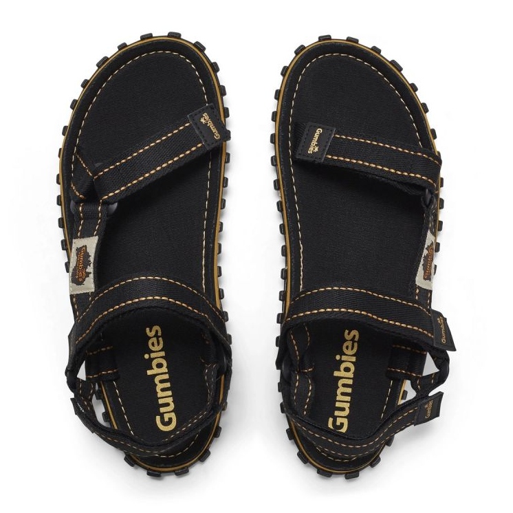 Sandale Gumbies Tracker Unisex Negru GU-SATRA001 1