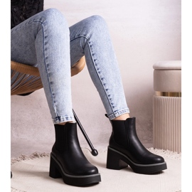 Botine negre de la Lidea negru 2