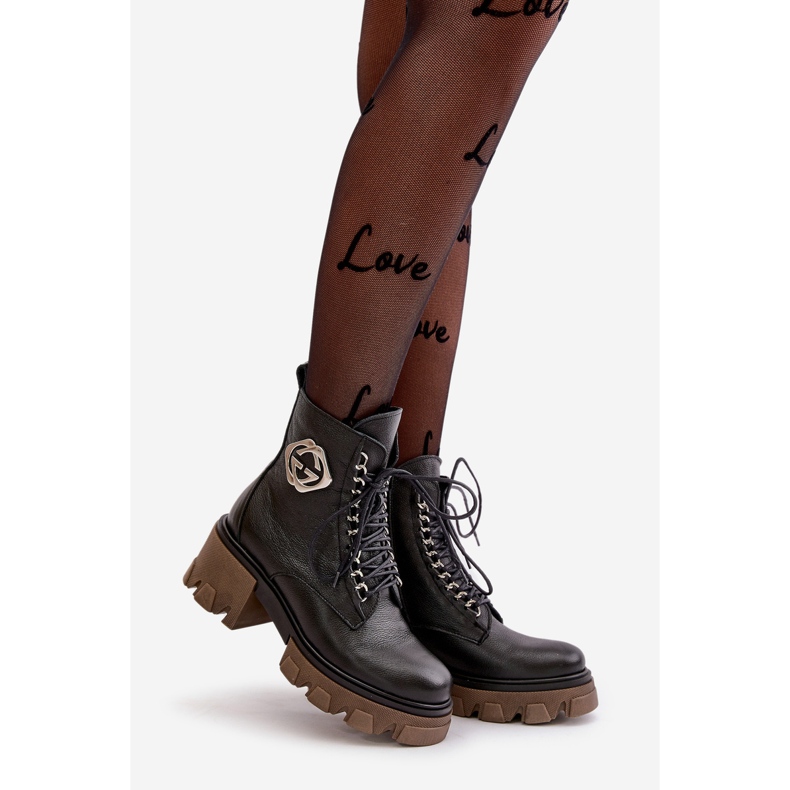 Zazoo 60376 Cizme din piele cu fermoar, negre negru 1 Zazoo 60376 Cizme din piele cu fermoar, negre negru 1