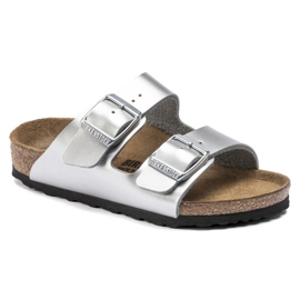 Șlapi Birkenstock Arizona Kids Bs 1019147 argint 1 Șlapi Birkenstock Arizona Kids Bs 1019147 argint 1