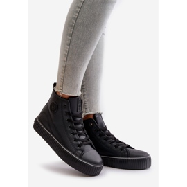 Pantofi de damă din piele ecologică izolată Big Star OO274790 Negru 1