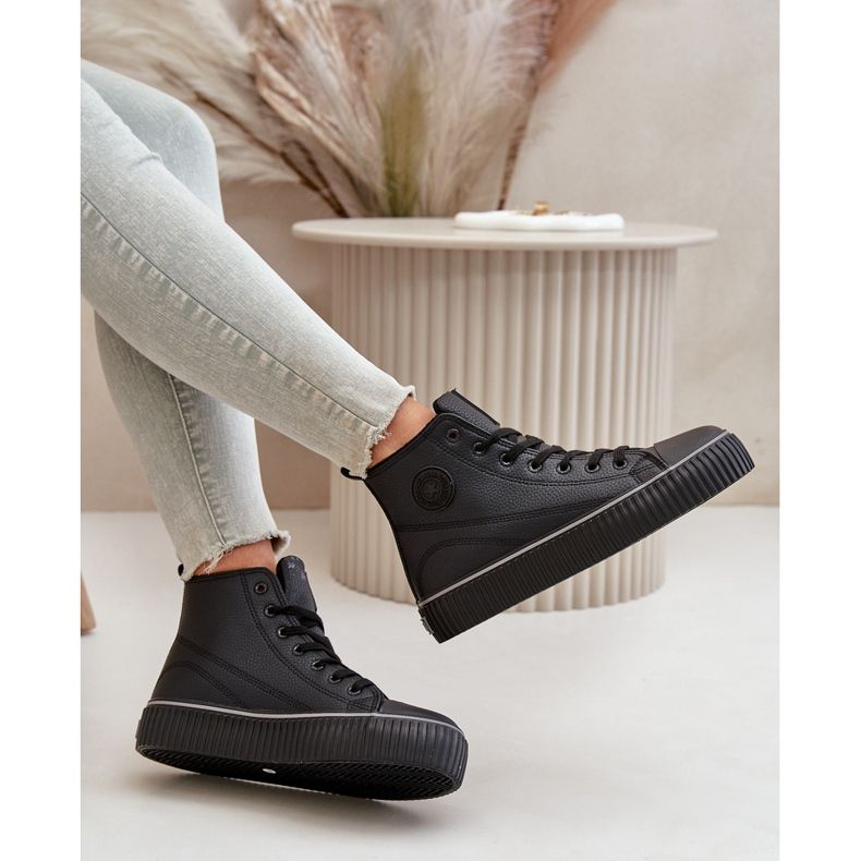Pantofi de damă din piele ecologică izolată Big Star OO274790 Negru 2