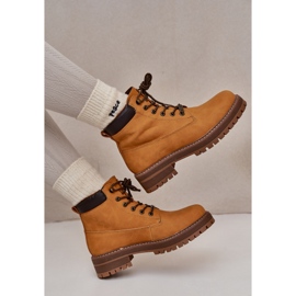 Cizme izolate dama Big Star OO274A288 Camel maro 2