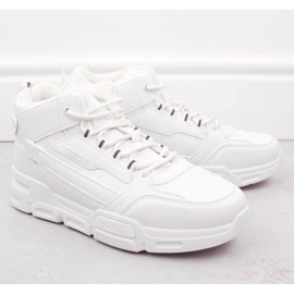 Pantofi sport albi, înalți, pentru bărbați, Big Star OO174588 1