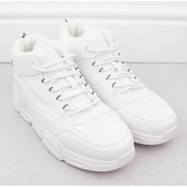 Pantofi sport albi, înalți, pentru bărbați, Big Star OO174588 2