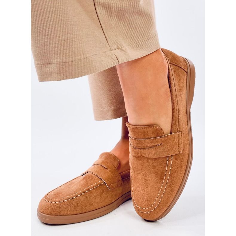 Mocasini de dama Forest Khaki maro 1