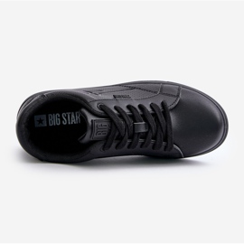 Adidași pentru bărbați din piele ecologică Big Star OO174021 Hi-Poly System Black negru 2