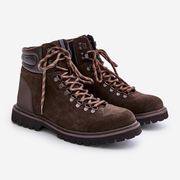 Ghete pentru bărbați cu izolație din piele intoarsa Big Star OO174644 Hi-Poly System Maro 1 Ghete pentru bărbați cu izolație din piele intoarsa Big Star OO174644 Hi-Poly System Maro 1