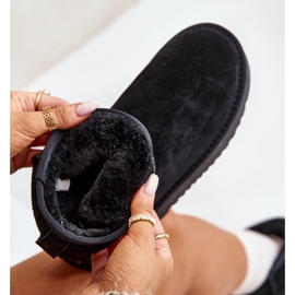 Cizme de zăpadă de damă din piele intoarsa cu platforma la glezna Rianaella neagra negru 2 Cizme de zăpadă de damă din piele intoarsa cu platforma la glezna Rianaella neagra negru 2