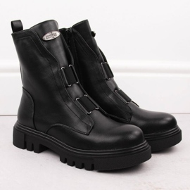 Botine Jezzi pe platforma W RMR2150-19 JEZ434A negru 2