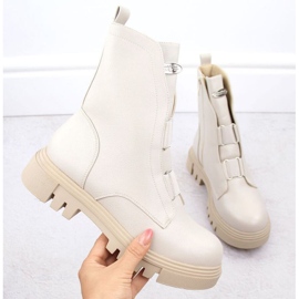 Botine Jezzi pe platforma W RMR2150-19 JEZ434B alb 1
