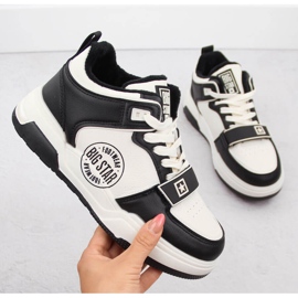 Pantofi sport izolați alb-negru Big Star OO274A158 1
