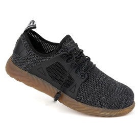 Pantofi de lucru URGENT 228/S1 cu capac din compozit negru 2