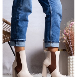 Cizme Chelsea bej pe postul Hamilt 1