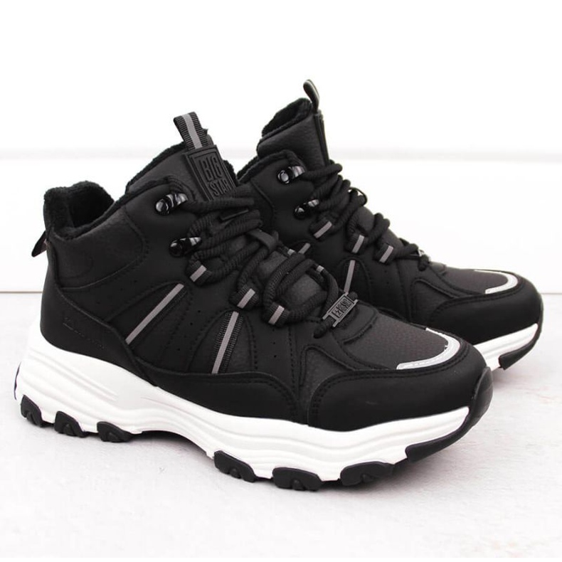 Cizme înalte izolate Big Star INT2032A, negre negru 2